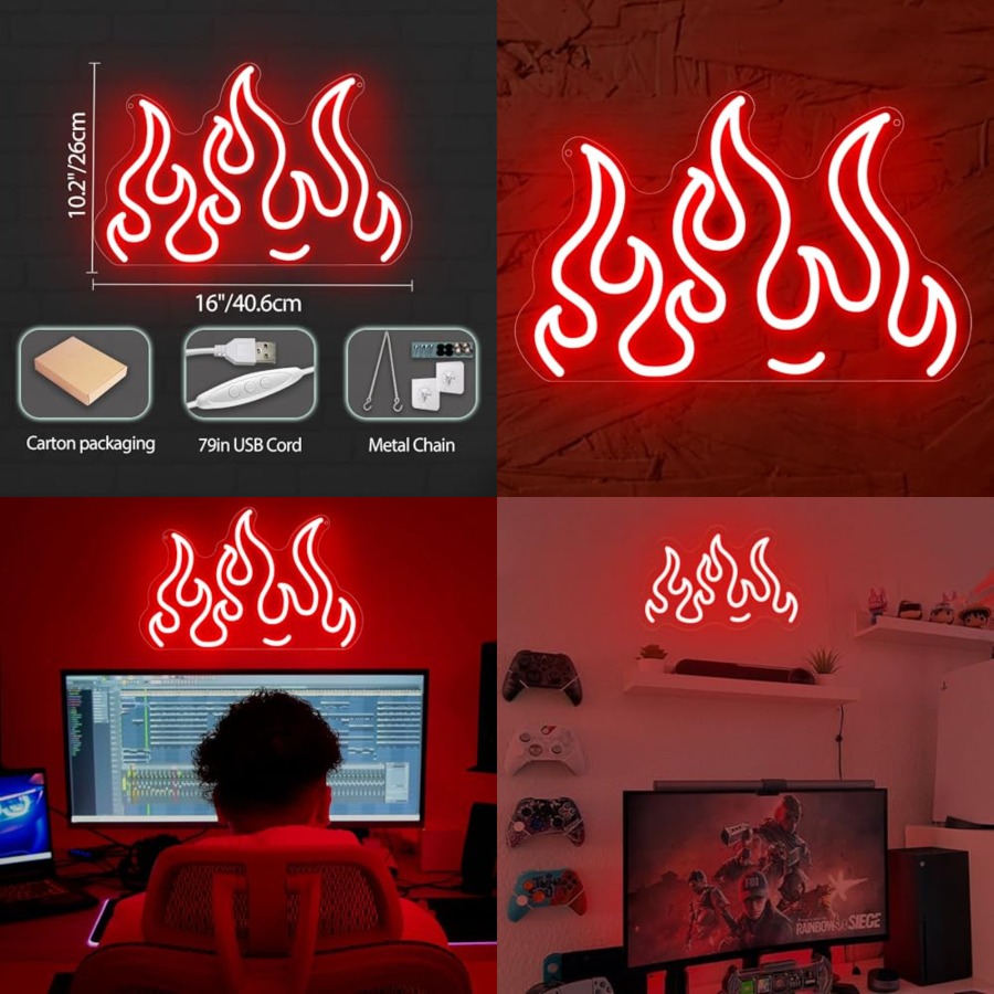 Home Bar Signs - Neon Sign LED Wall Light for