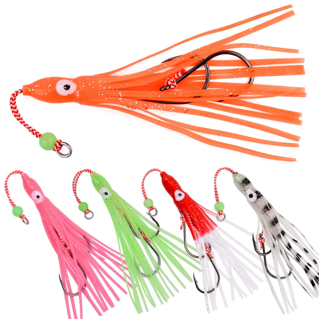 Jigger Double Sided - 1Pcs 17cm Jig Fishing Hook Luminous
