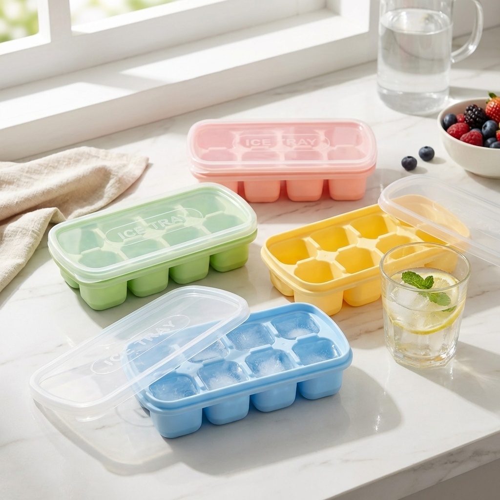 Citrus Juicer Bar - 8 Grids Mini Plastic Ice Cube