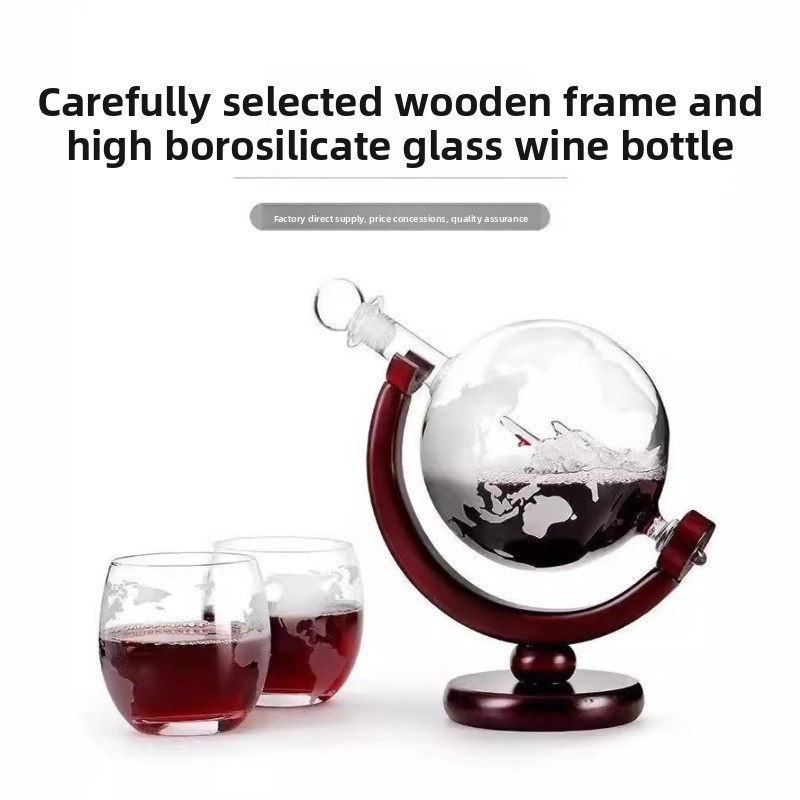 Creative Globe Decanter Set wi - Decanter Globe Set reseña y precio