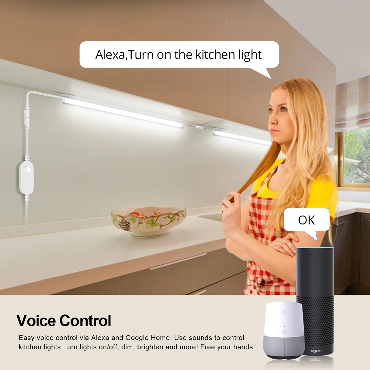 Smart Zigbee LED Lamp Under Ca - Home Bar And Cabinet reseña y precio