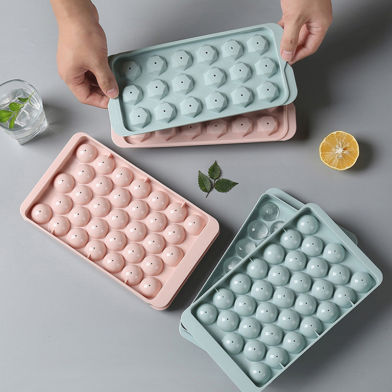 1Pc 3D Round Tray with Lid Pla - Ice Mold Sphere reseña y precio