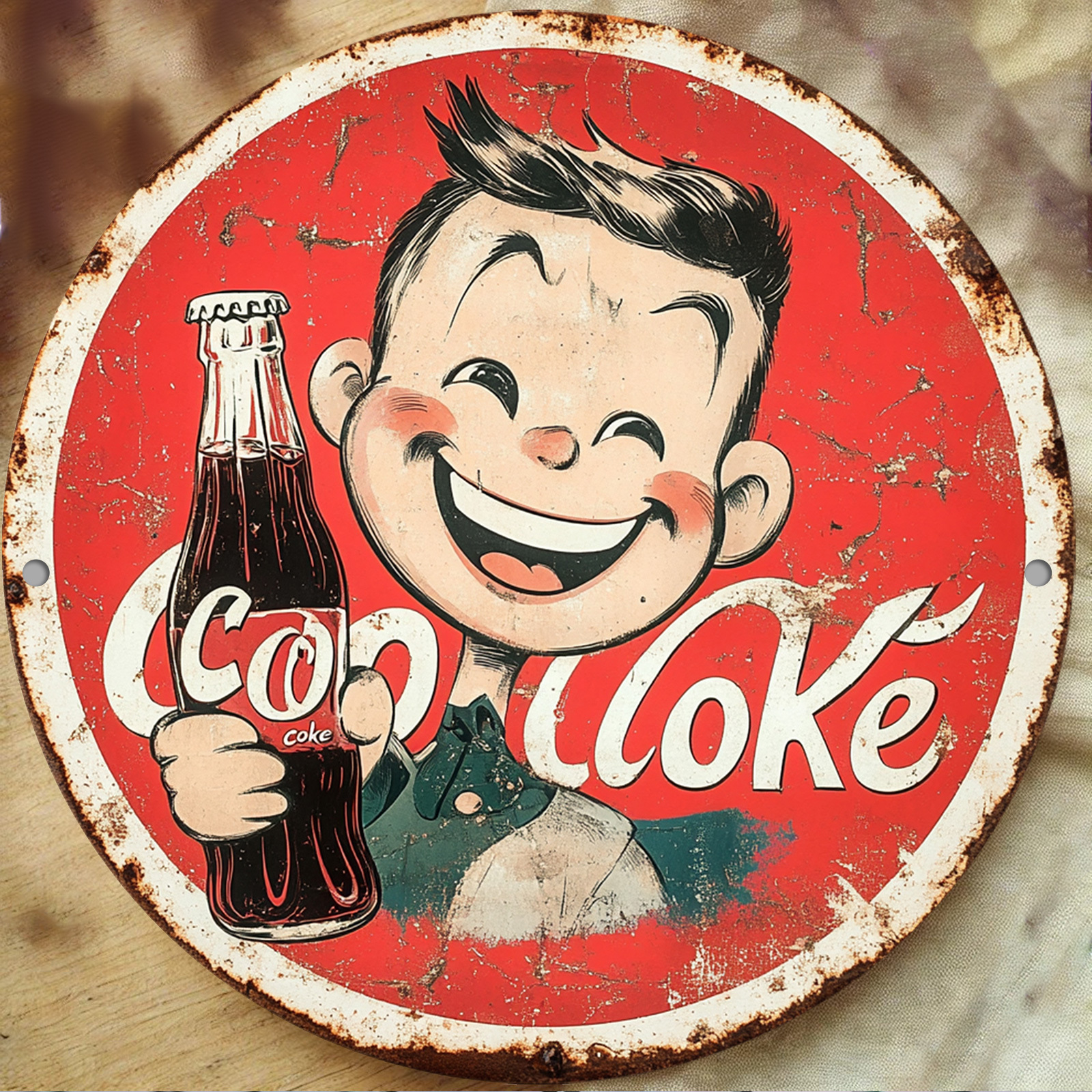 Vintage-Style Cola Advertiseme - Home Bar Accessories reseña y precio