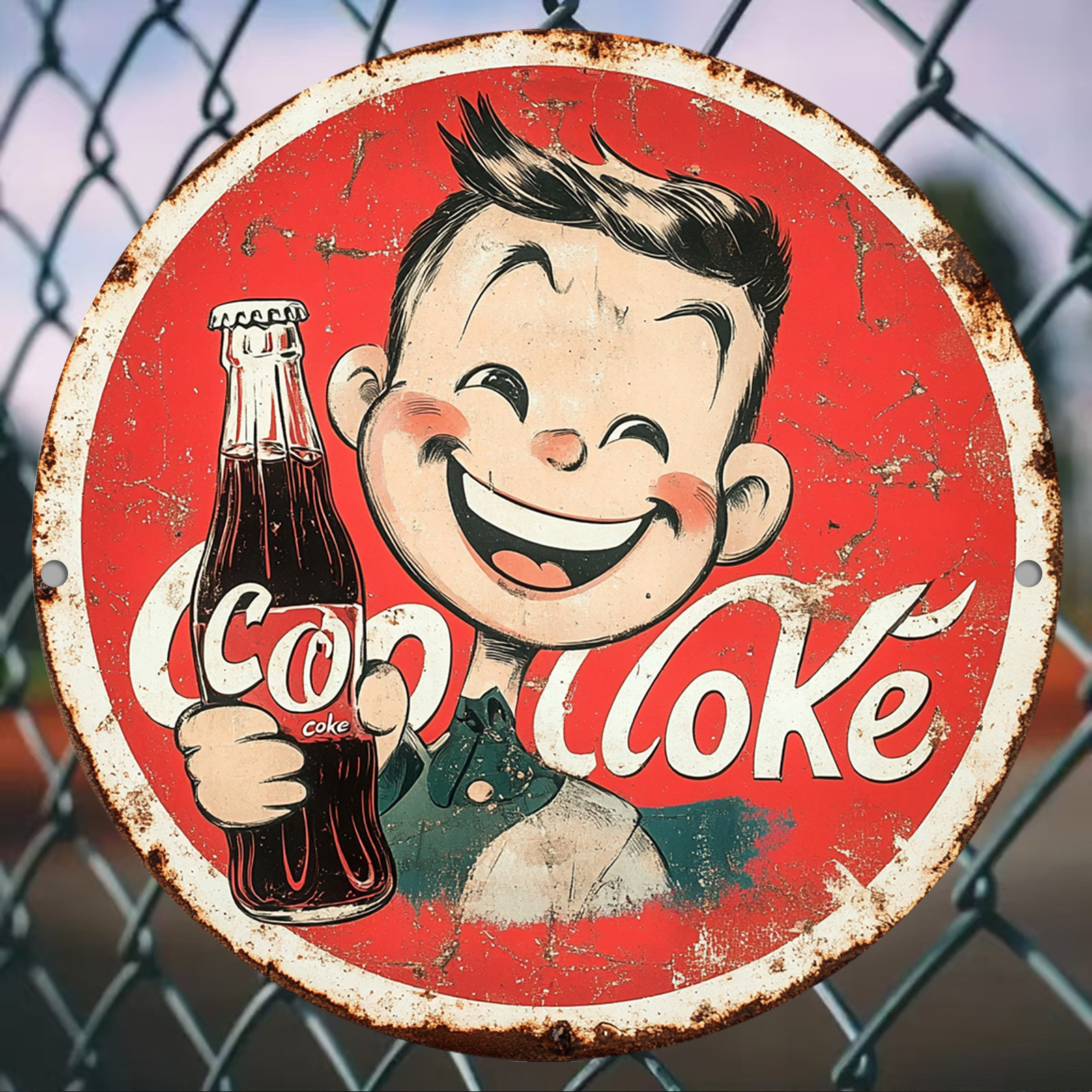 Vintage-Style Cola Advertiseme - Home Bar Accessories reseña y precio