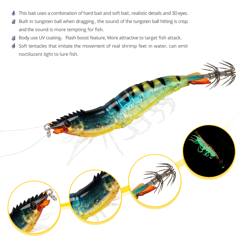 Squid Jig Lures Luminous 9cm 1 - Jigger Double Sided reseña y precio