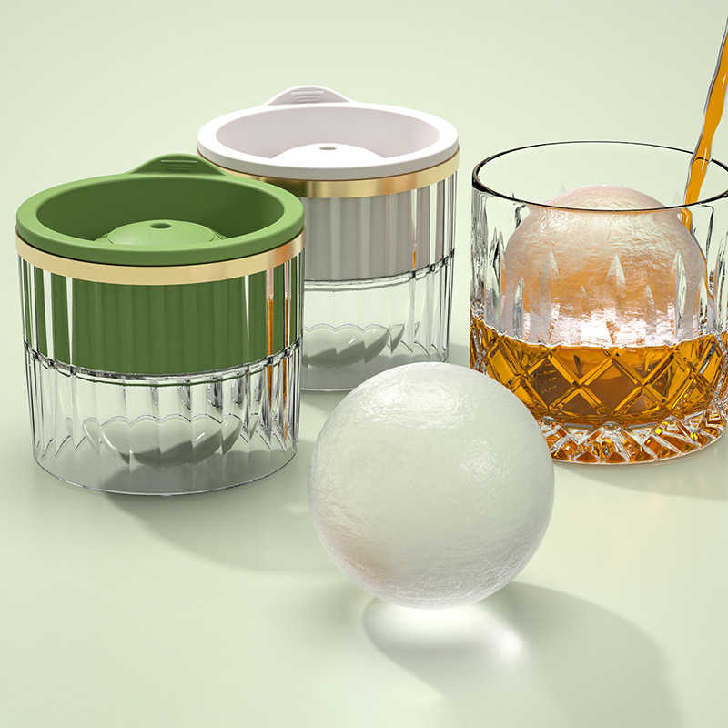 Large-capacity spherical ice b - Ice Mold Sphere reseña y precio