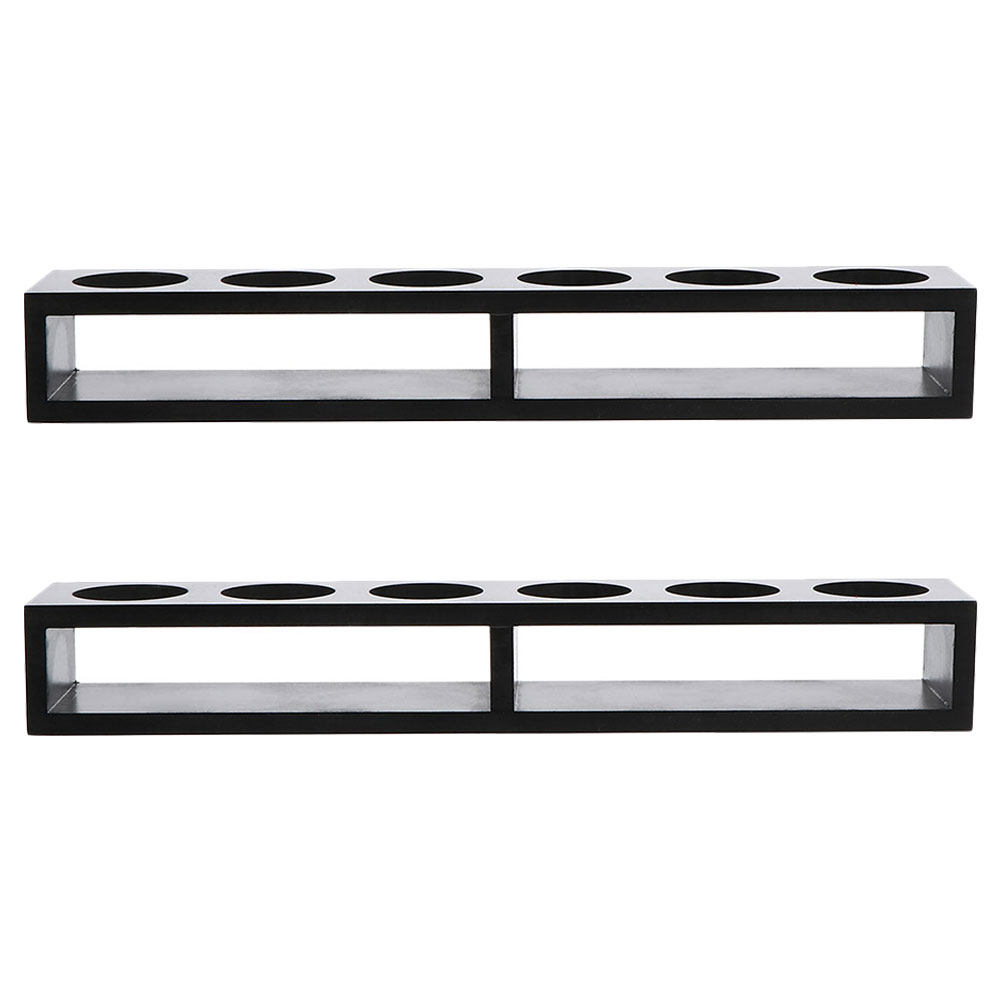 2Pcs Shot Glasses Rack Wooden  - Home Bar Stand reseña y precio