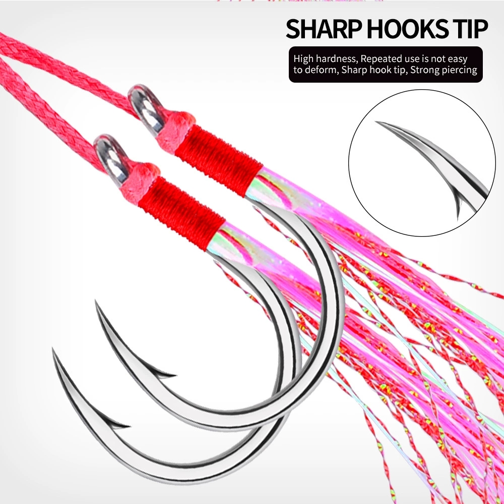5Pairs Double Barbed Assist Ho - Jigger Double Sided reseña y precio