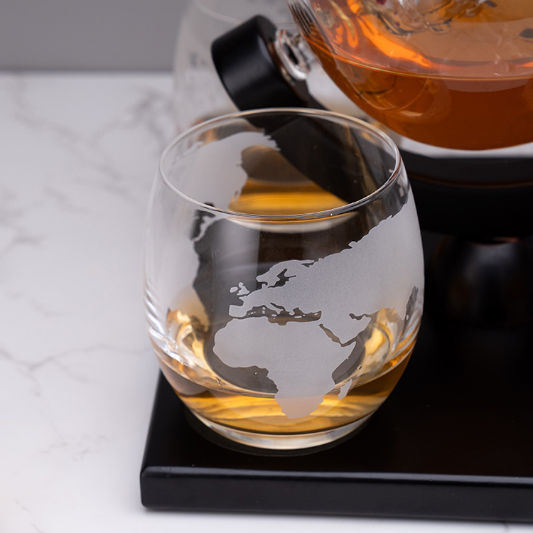 Factory Sale Custom 850ML High - Decanter Globe Set reseña y precio
