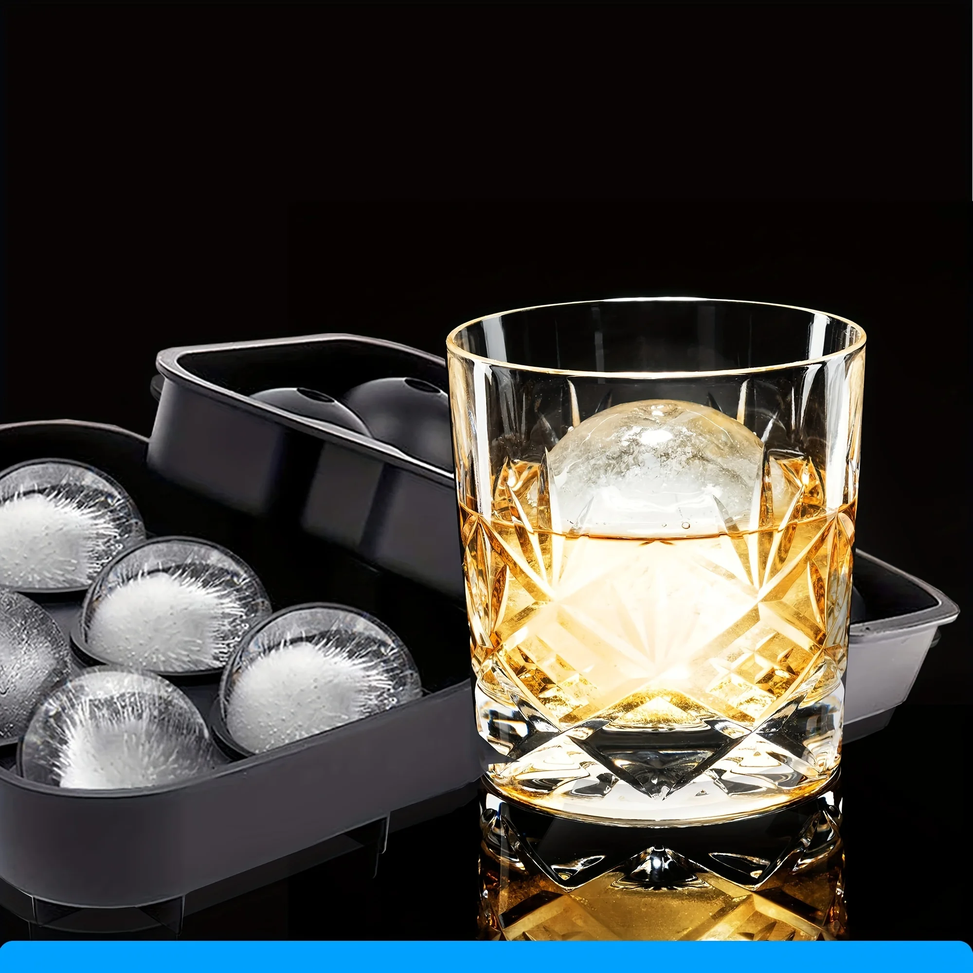 1pc 3D Rose Ice Cube Mold, Squ - Ice Mold Sphere reseña y precio