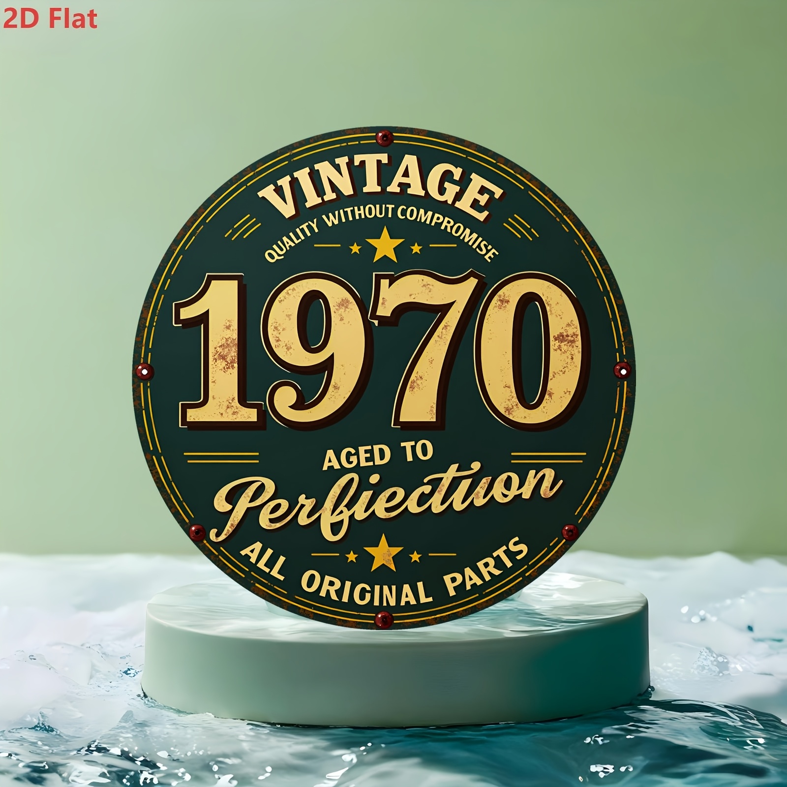 2D Flat, 1pc 1pcs 1970 Vintage - Home Bar Accessories reseña y precio