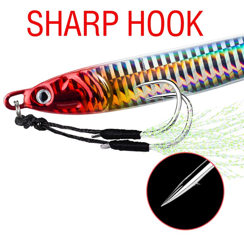 7Pcs 40g 60g 80g 100g Luminous - Jigger Double Sided reseña y precio