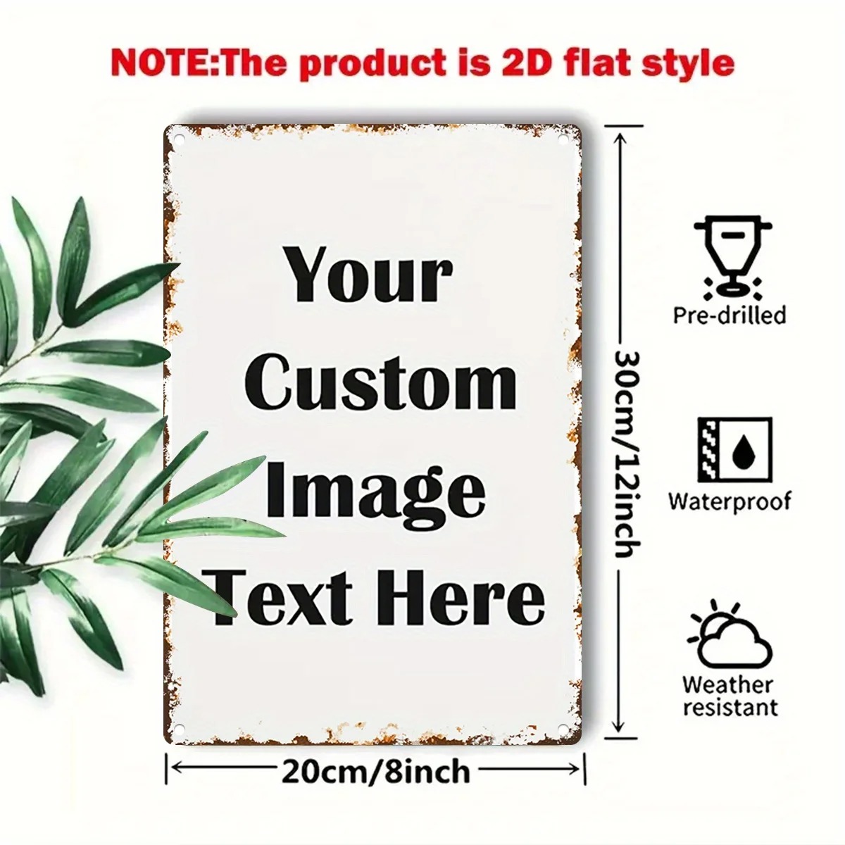 Custom Photo & Text Tin Sign - - Home Bar Signs reseña y precio