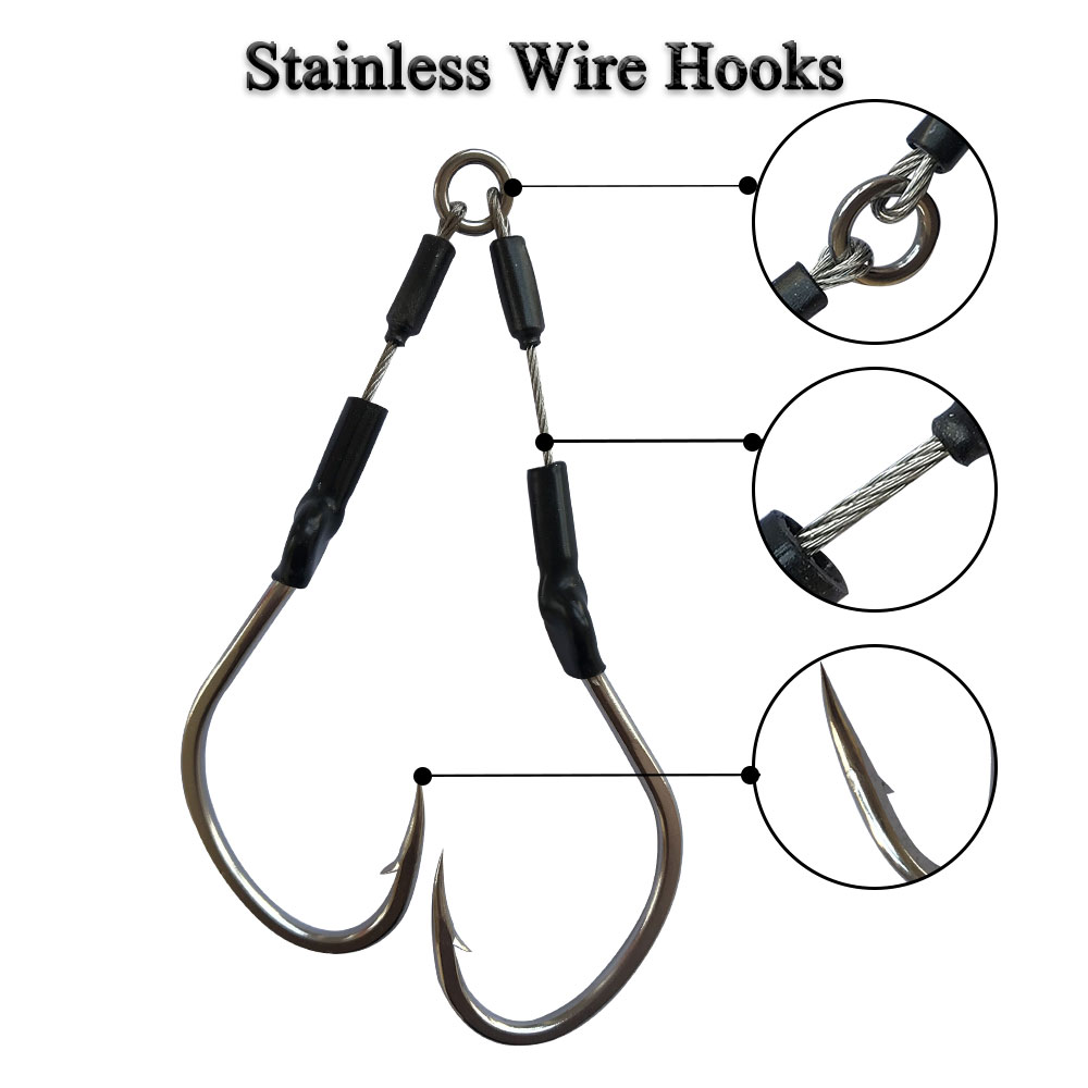 2pairs/bag Slow Fast Jigging H - Jigger Double Sided reseña y precio