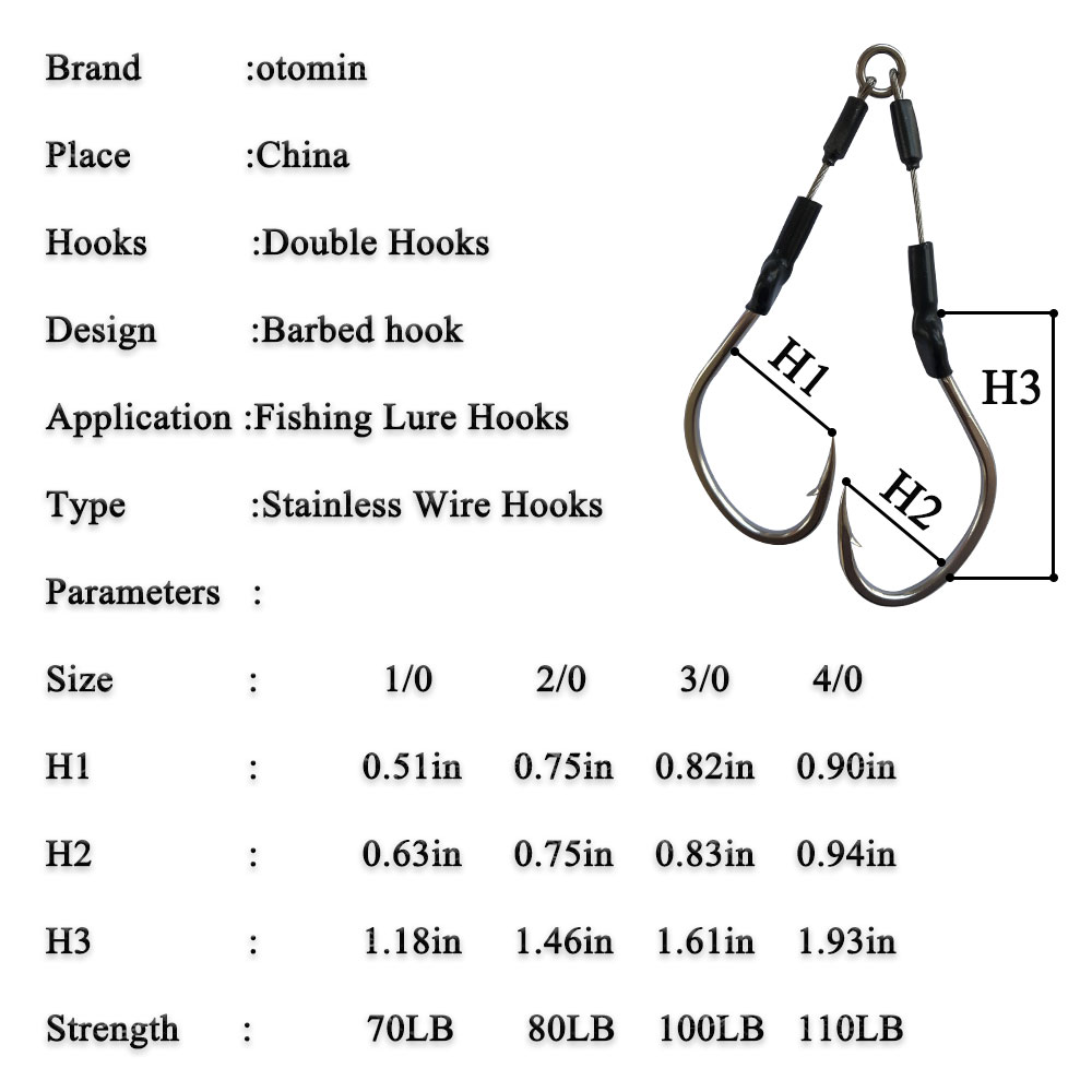 2pairs/bag Slow Fast Jigging H - Jigger Double Sided reseña y precio