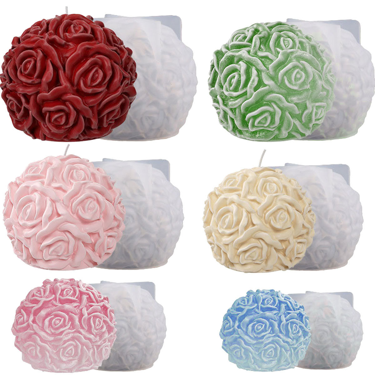Multi Size Flower Series Candl - Ice Mold Sphere reseña y precio
