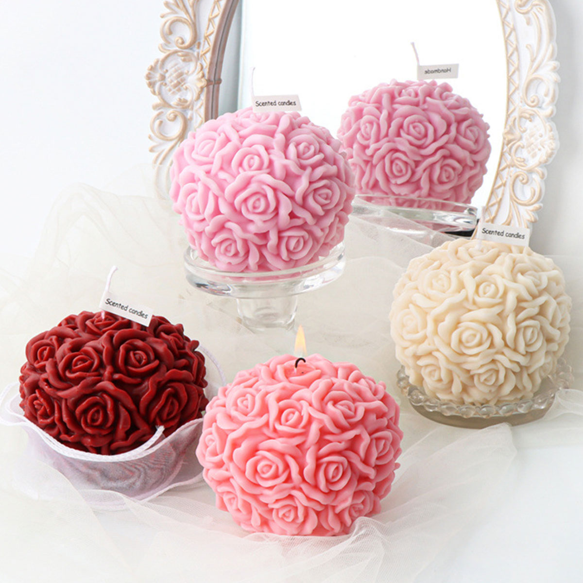 Multi Size Flower Series Candl - Ice Mold Sphere reseña y precio
