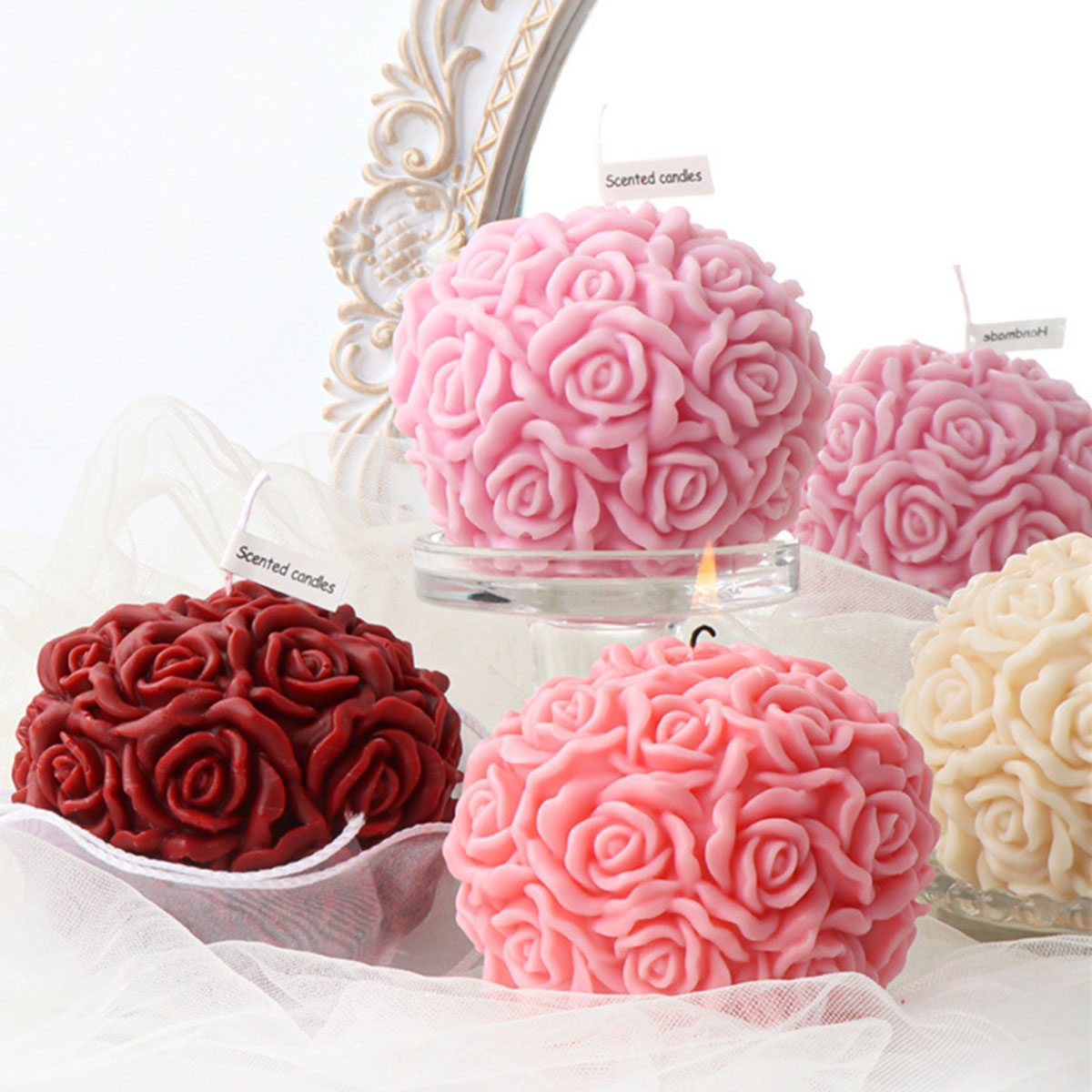 Multi Size Flower Series Candl - Ice Mold Sphere reseña y precio