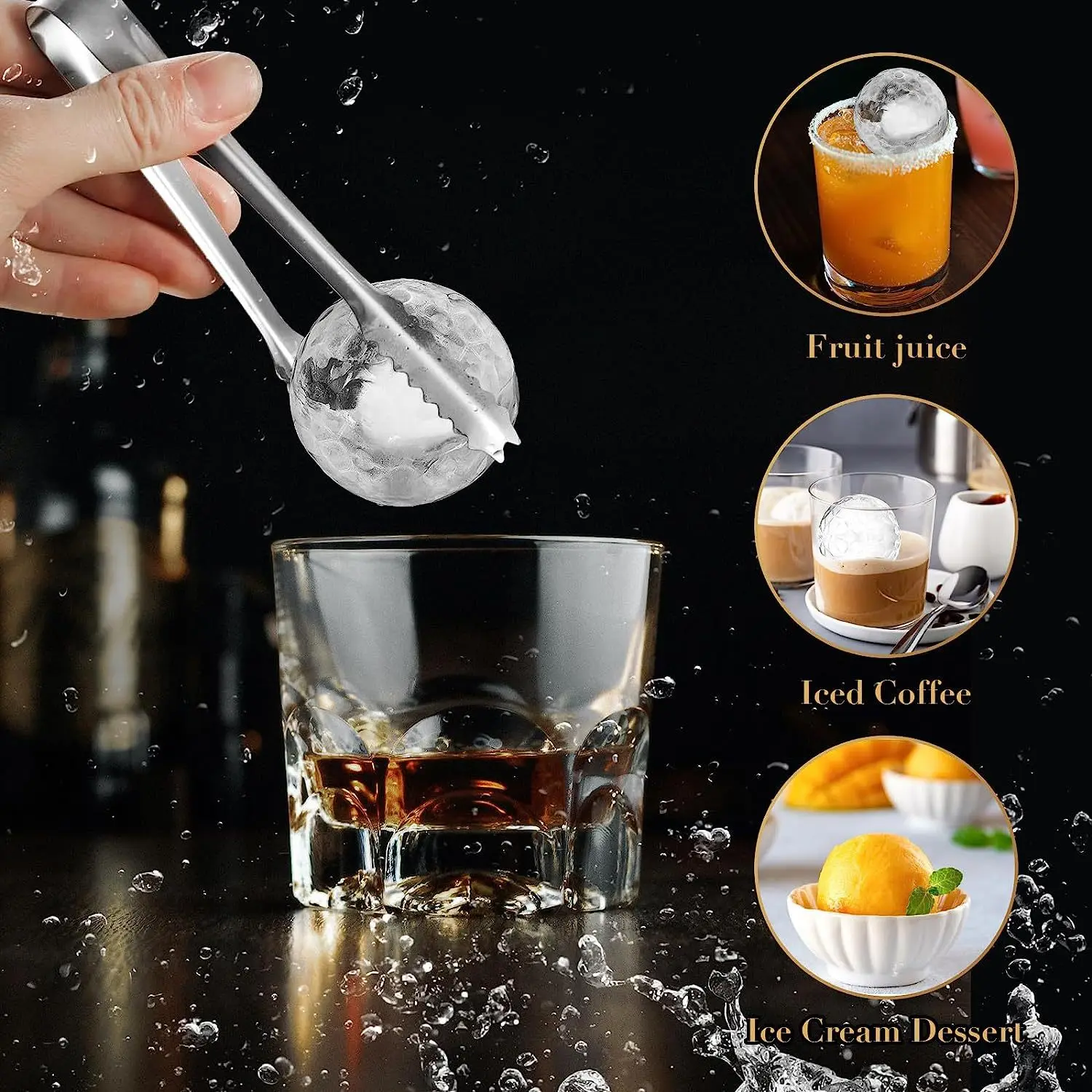 Food Grade Silicone Ice Ball M - Ice Mold Sphere reseña y precio