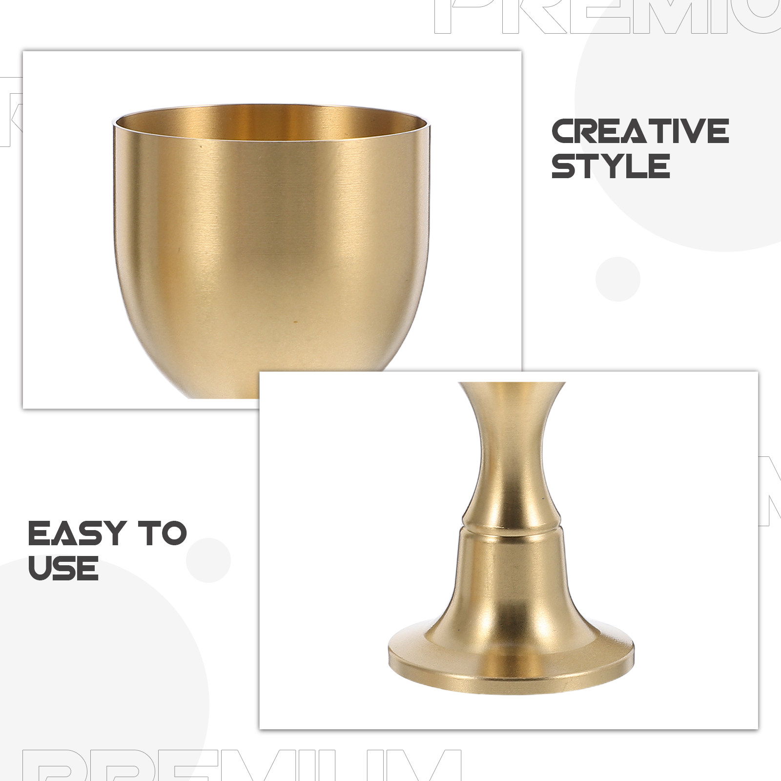2Pcs Retro Vintage Brass Goble - Home Bar Set reseña y precio
