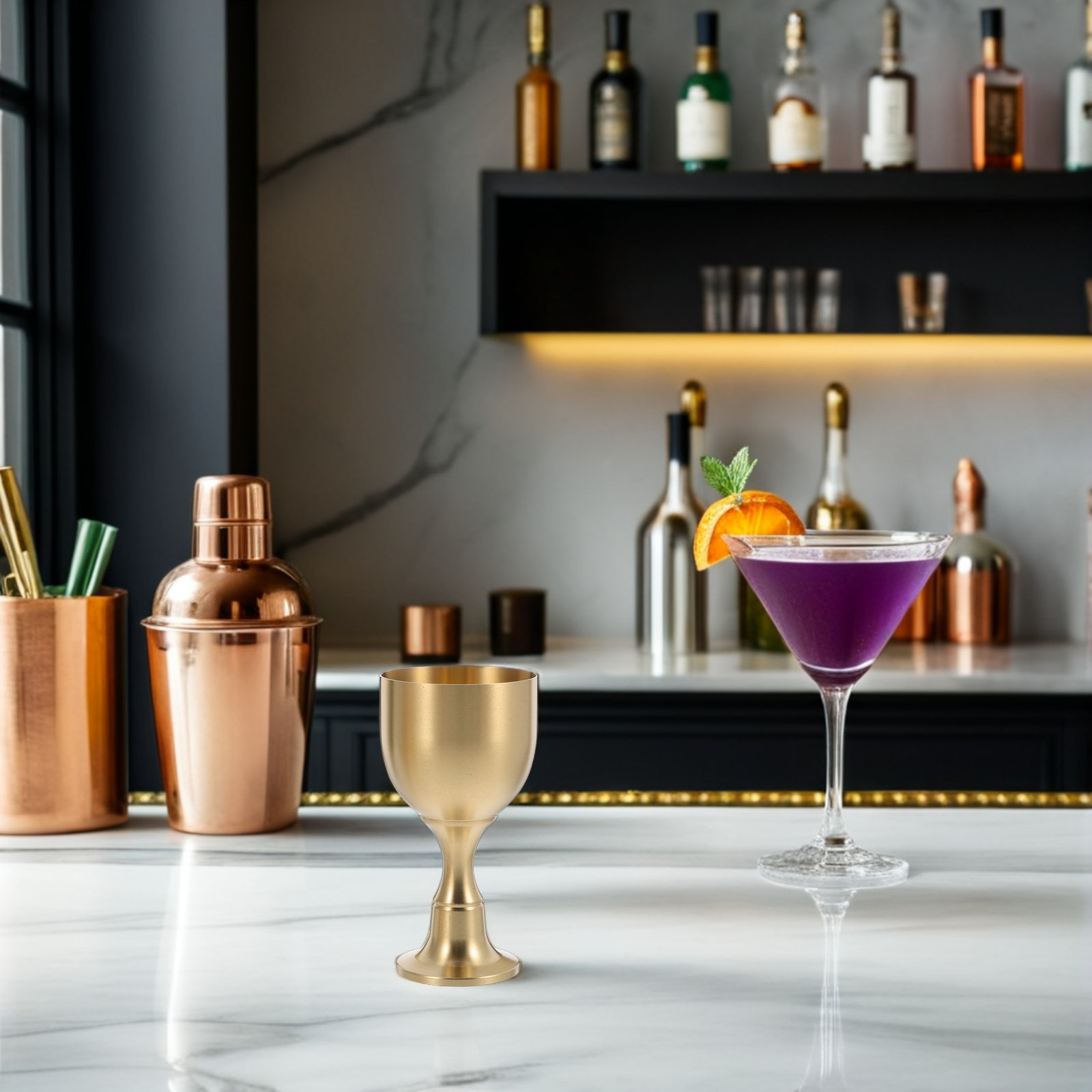 2Pcs Retro Vintage Brass Goble - Home Bar Set reseña y precio