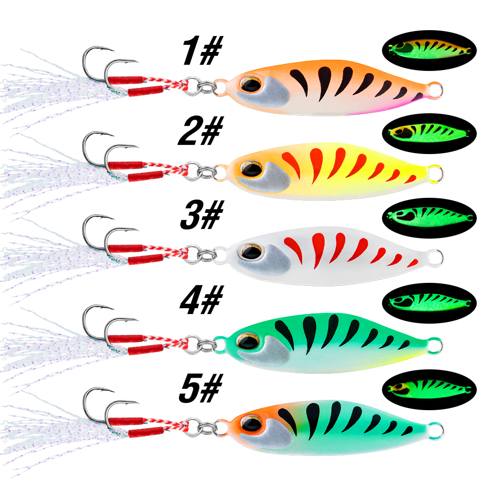 5Pcs Jig Bait 7G/10G/15G/20G S - Jigger Double Sided reseña y precio