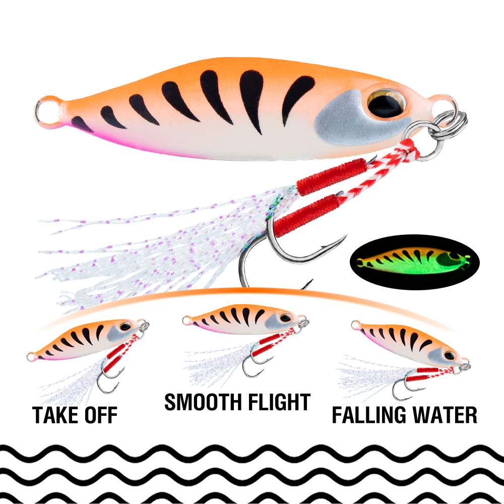 5Pcs Jig Bait 7G/10G/15G/20G S - Jigger Double Sided reseña y precio