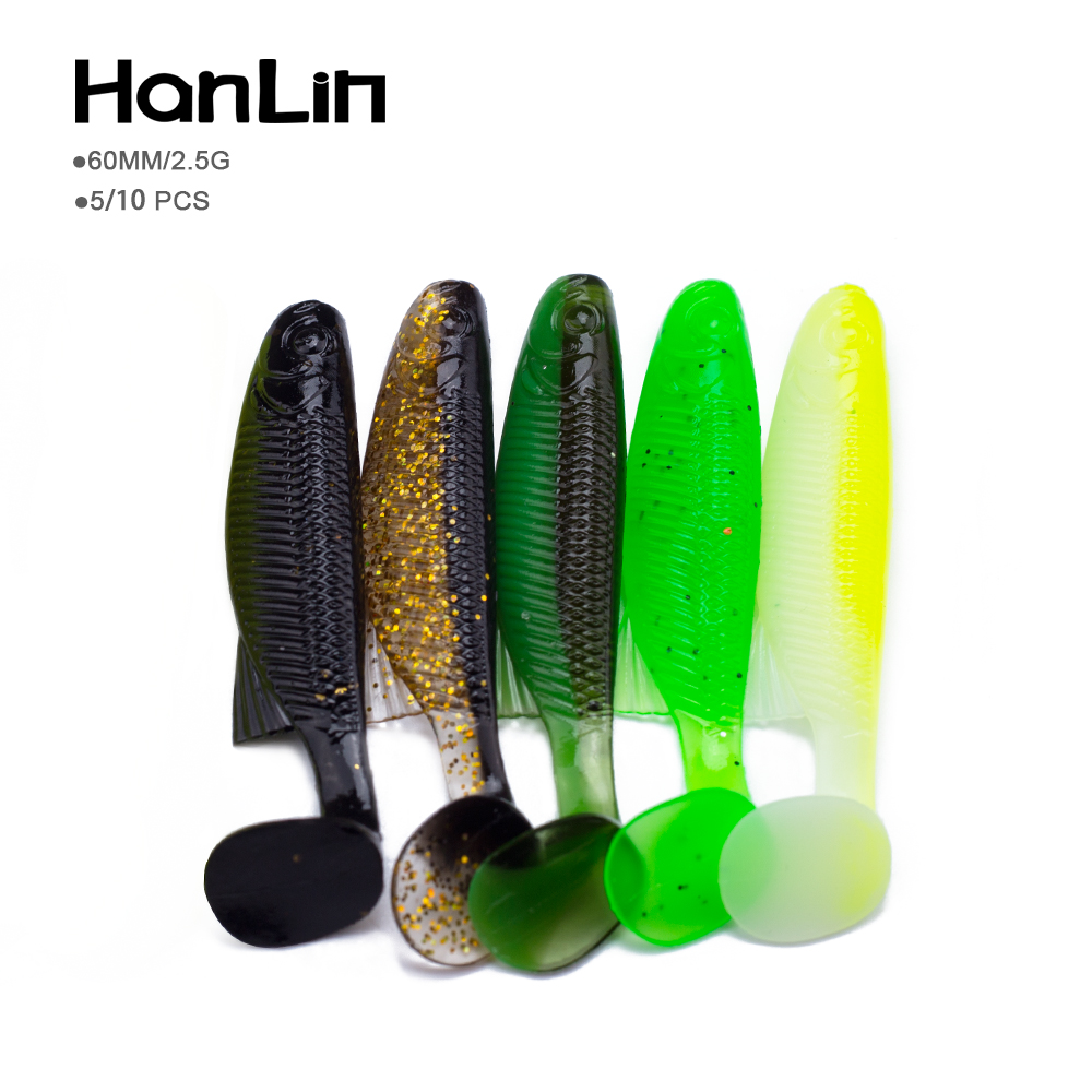 Hanlin 10/20pcs Soft Baits Wor - Jigger Double Sided reseña y precio