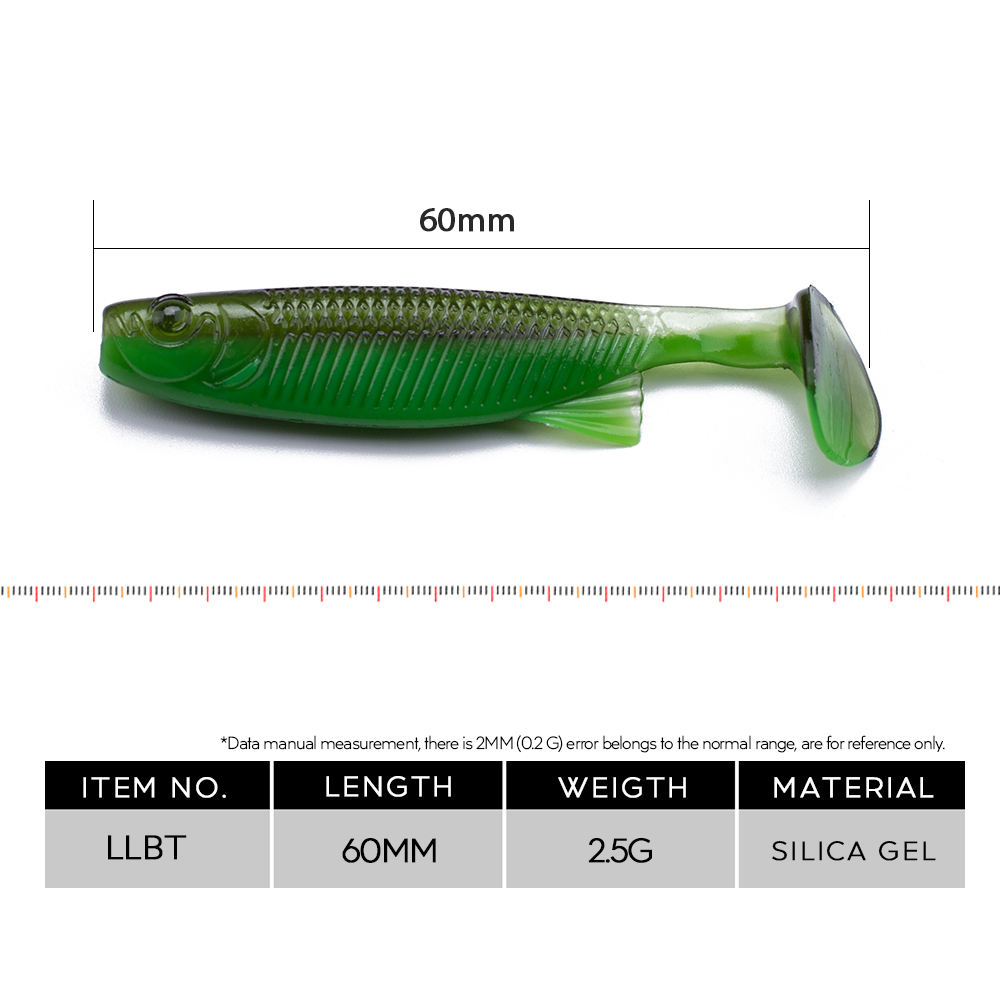 Hanlin 10/20pcs Soft Baits Wor - Jigger Double Sided reseña y precio