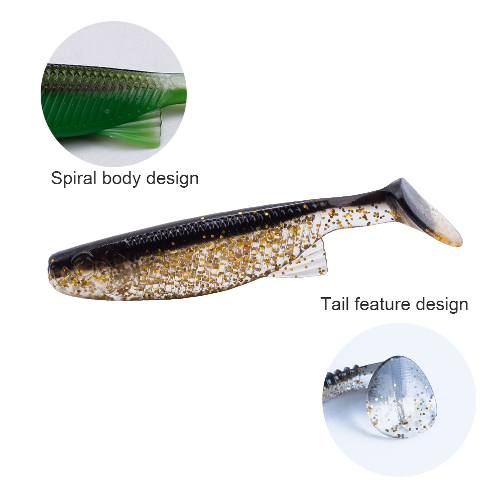 Hanlin 10/20pcs Soft Baits Wor - Jigger Double Sided reseña y precio