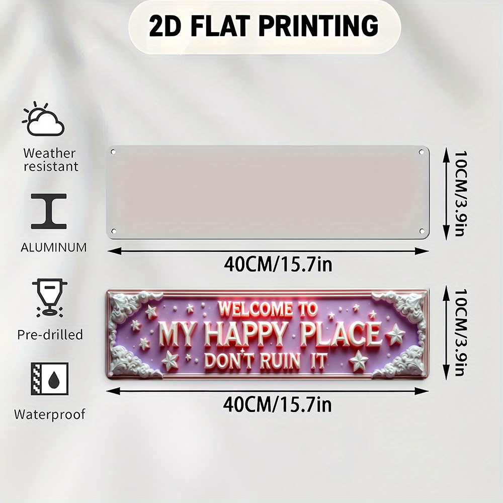 2D Metal Sign, Aluminum, Artis - Home Bar Word reseña y precio