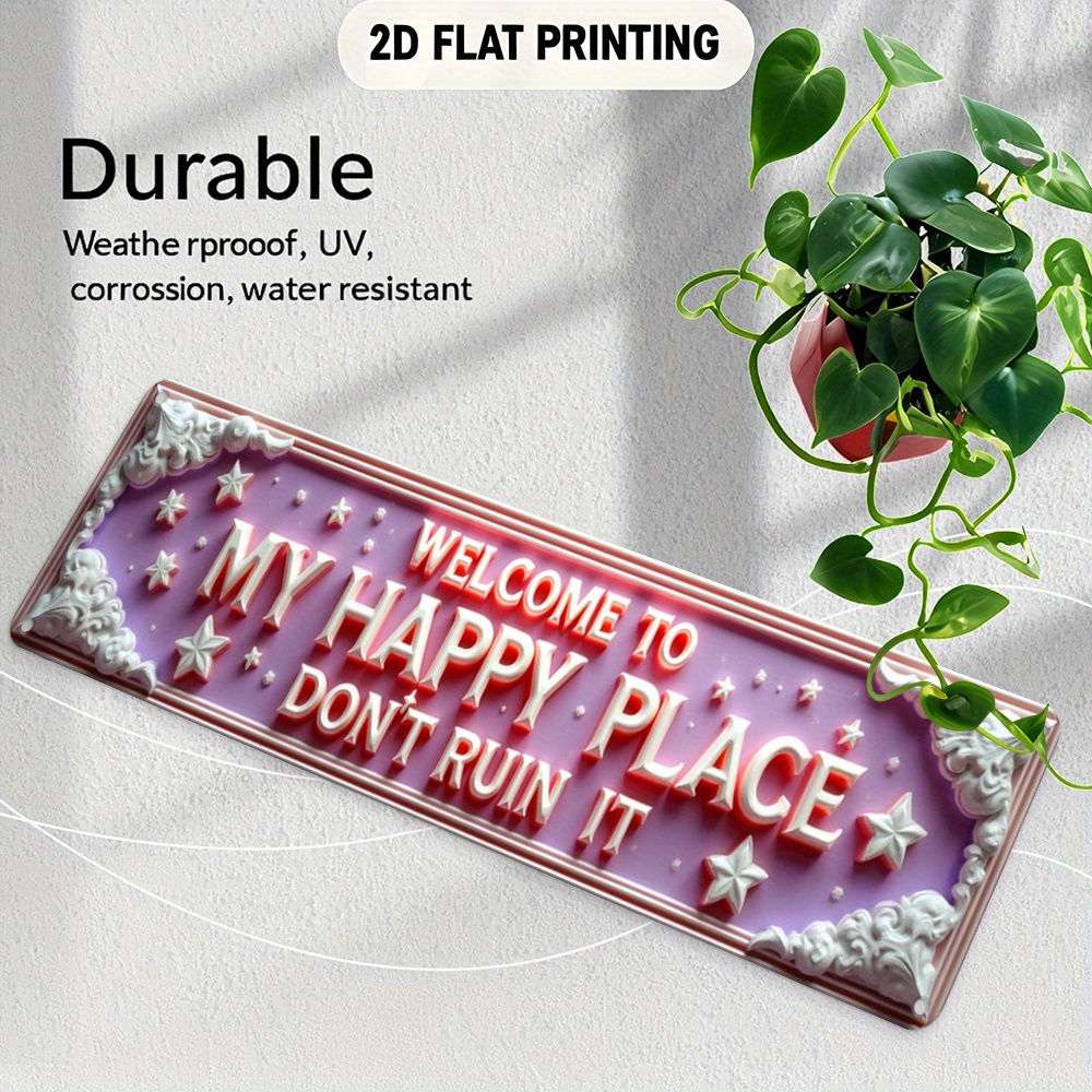 2D Metal Sign, Aluminum, Artis - Home Bar Word reseña y precio