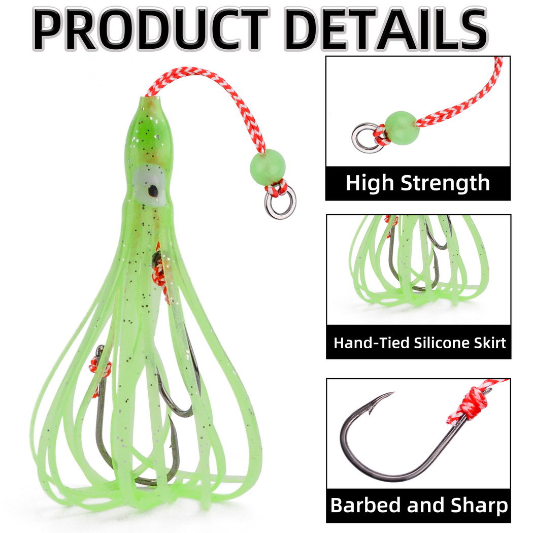 1Pcs 17cm Jig Fishing Hook Lum - Jigger Double Sided reseña y precio