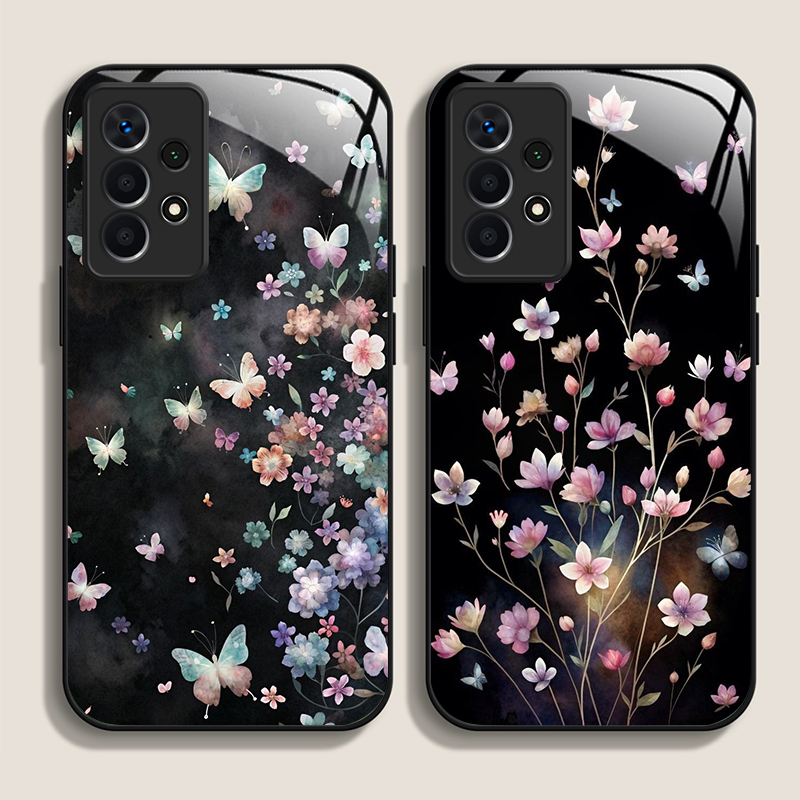 Vintage Floral Art Butterfly F - Old Fashioned Glass reseña y precio