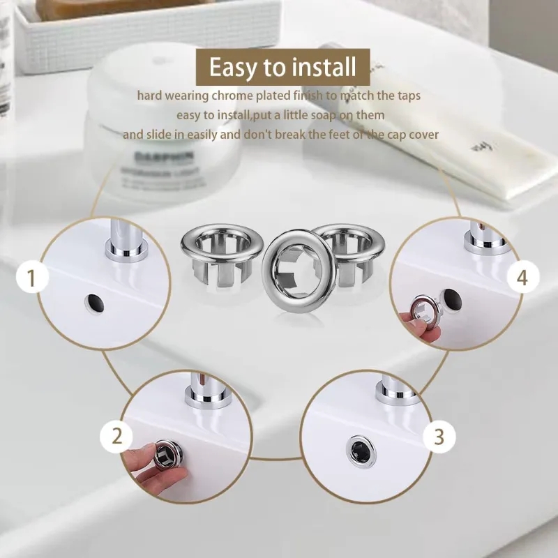 4Pcs Kitchen Bathroom Basin Ci - Home Bar Sink reseña y precio