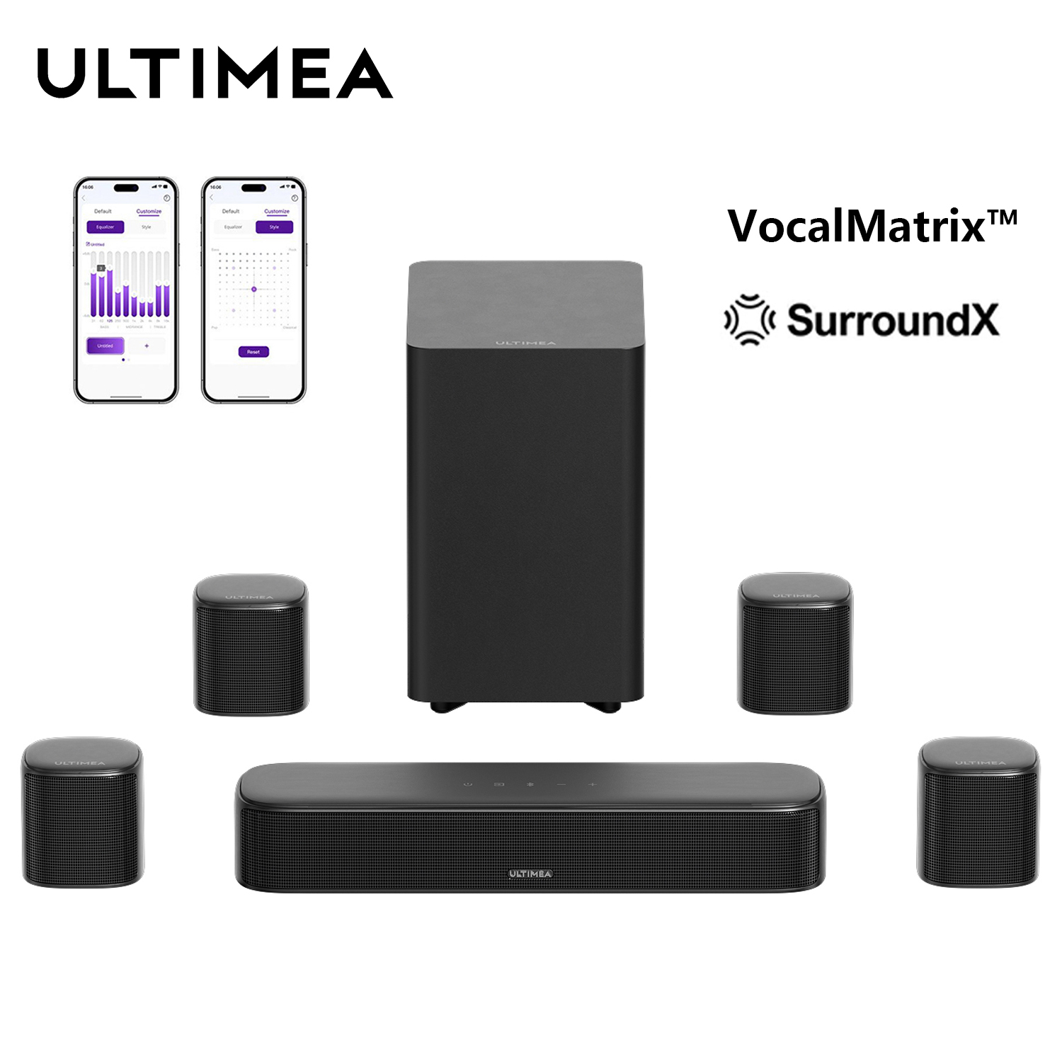 ULTIMEA 7.1ch Sound Bar with S - Home Bar And Theater reseña y precio