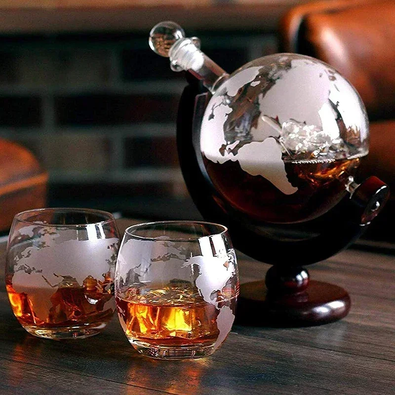 Creative Globe Decanter Set wi - Decanter Globe Set reseña y precio