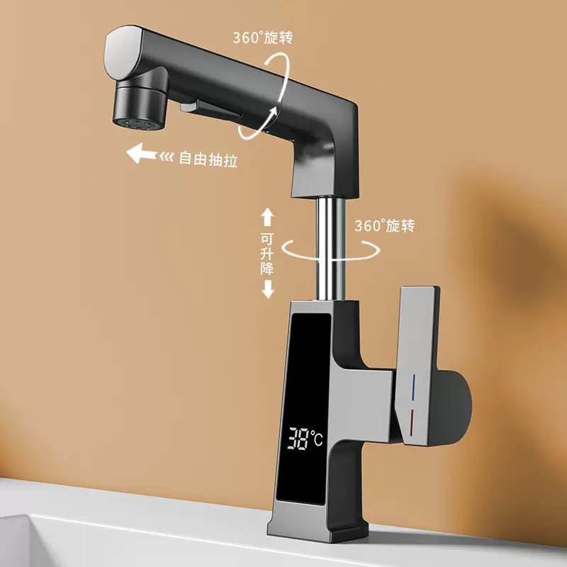 Digital Display Pulling Faucet - Home Bar Sink reseña y precio