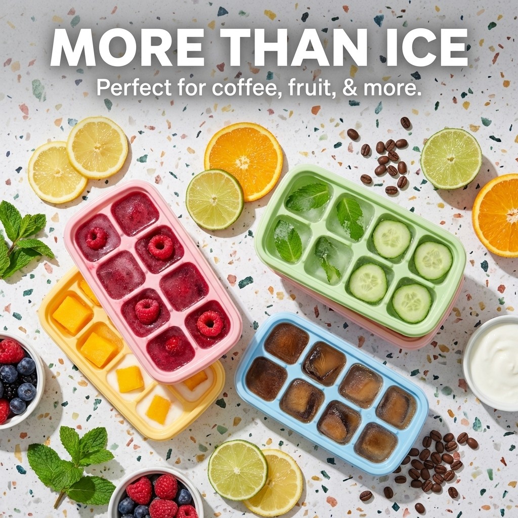 8 Grids Mini Plastic Ice Cube  - Citrus Juicer Bar reseña y precio