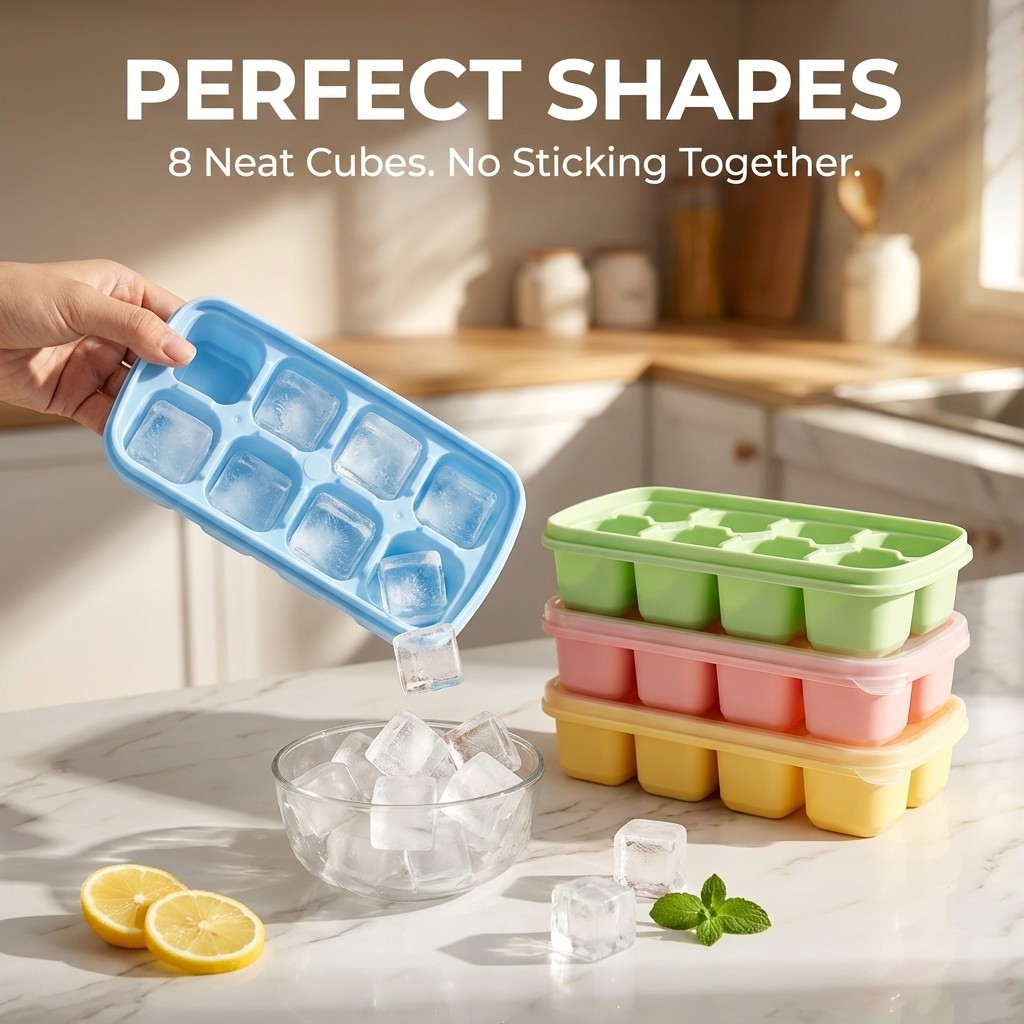 8 Grids Mini Plastic Ice Cube  - Citrus Juicer Bar reseña y precio