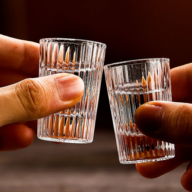 6pcs Set 20ml Striped Foreign  - Old Fashioned Glass reseña y precio