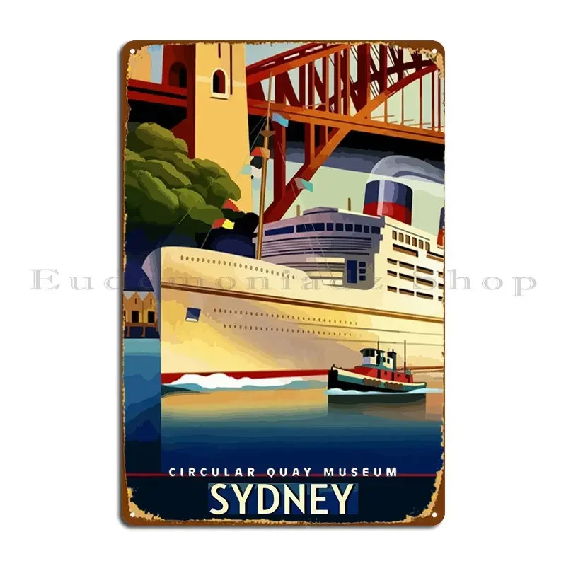 Travel To Sydney Metal Sign Cl - Home Bar Sydney reseña y precio