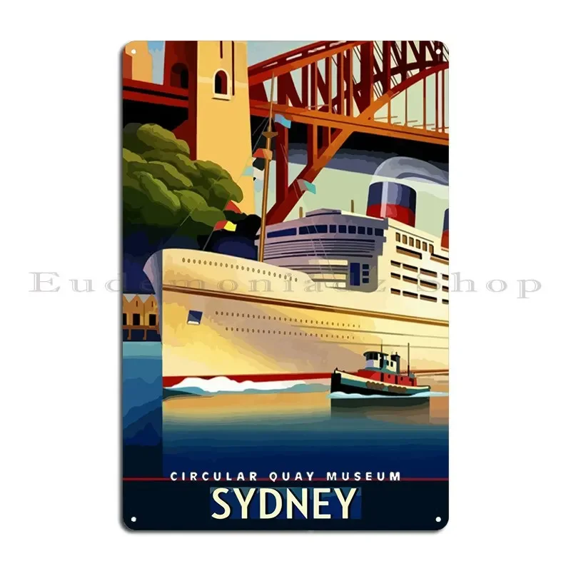 Travel To Sydney Metal Sign Cl - Home Bar Sydney reseña y precio