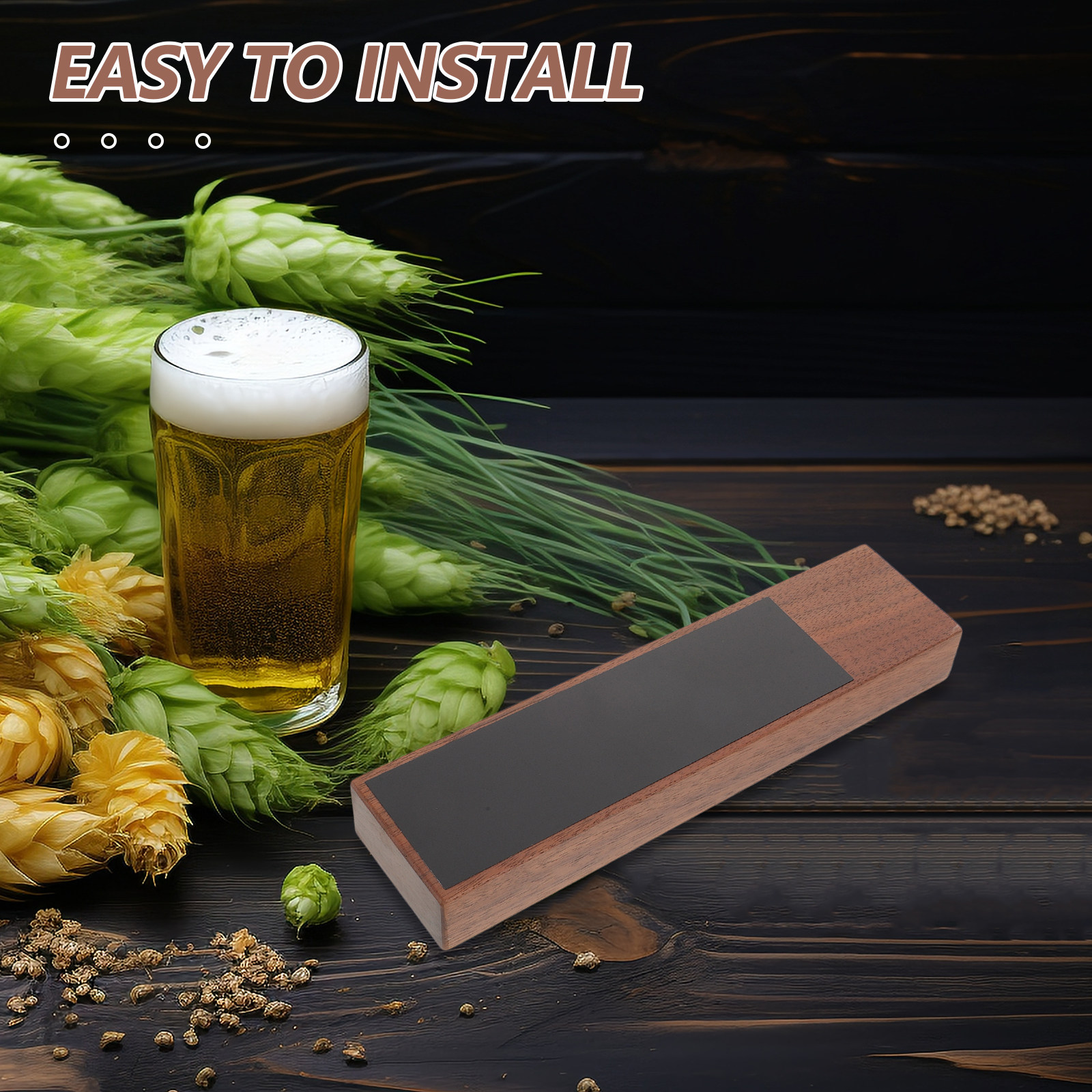 Wooden Beer Tap Handle with Ch - Home Bar Accessories reseña y precio