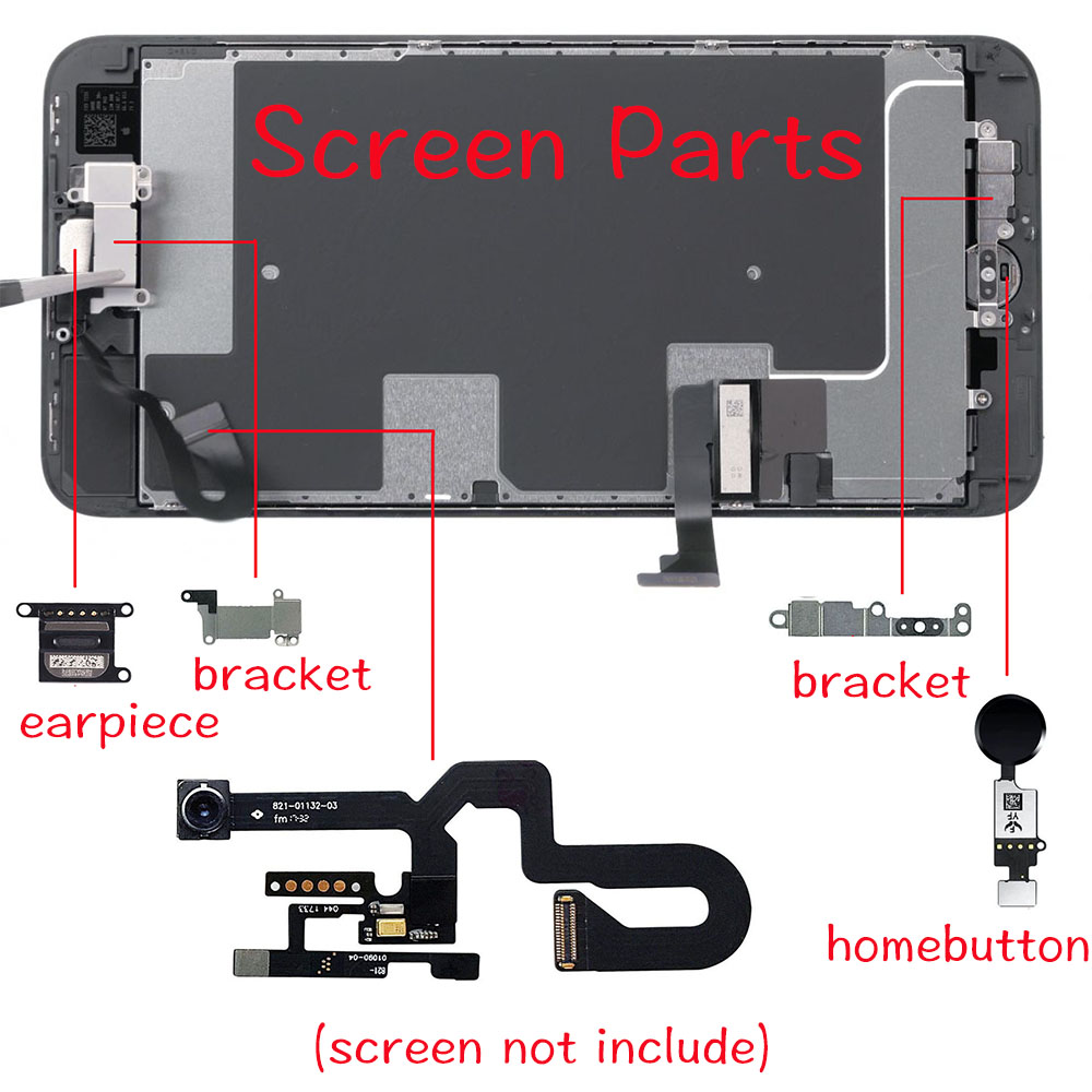 Front Camera Home Button Flex  - Home Bar Iphone reseña y precio