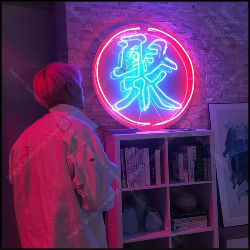 Chinese Word for Party Neon Bu - Home Bar Word reseña y precio