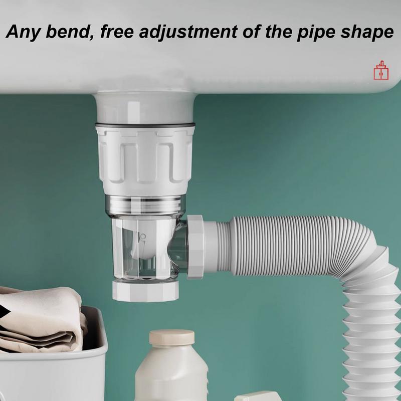 Telescoping Anti-odor Drain Pi - Home Bar Sink reseña y precio