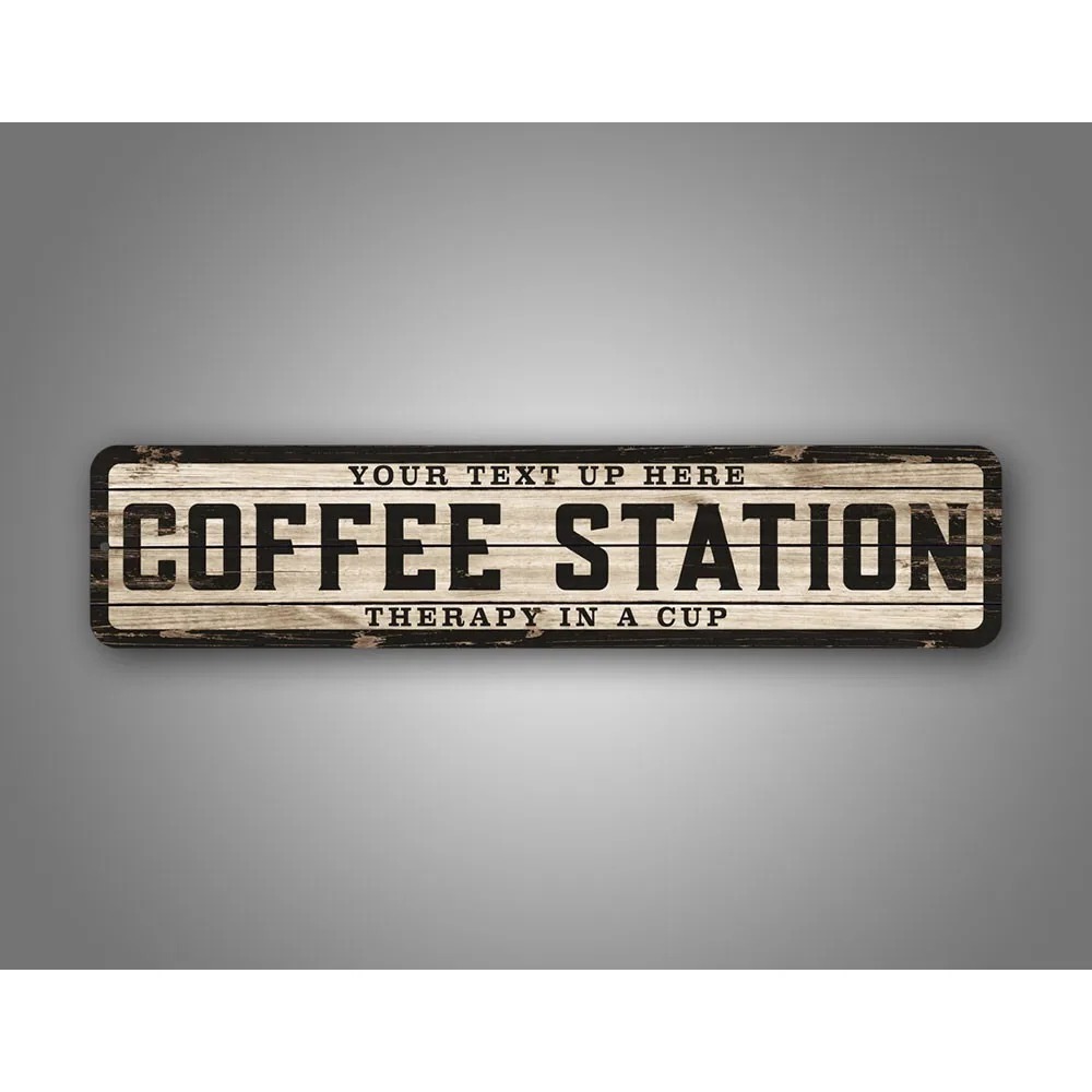 Custom Text Logo Weathered Woo - Home Bar Signs reseña y precio