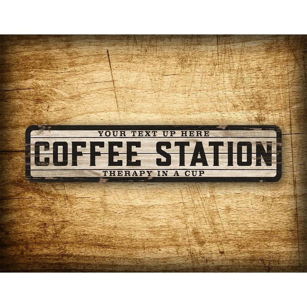 Custom Text Logo Weathered Woo - Home Bar Signs reseña y precio