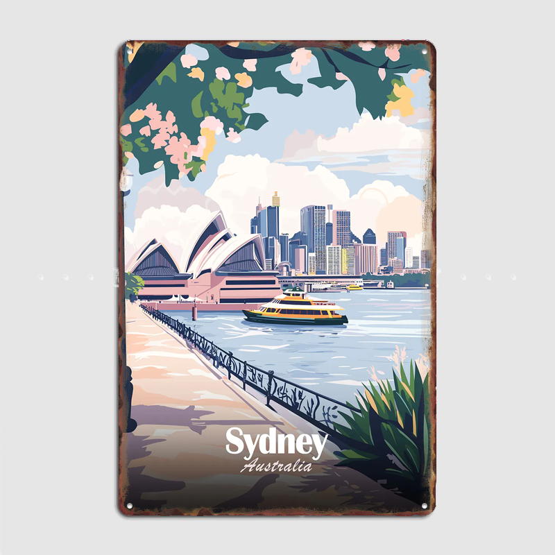 Sydney Australia Travel Poster - Home Bar Sydney reseña y precio